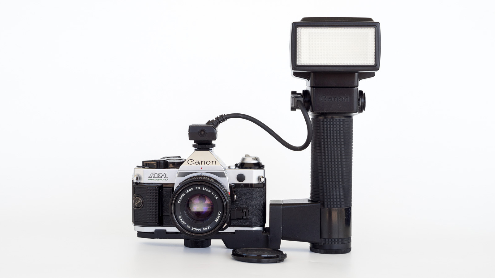 Canon AE-1 Program w/ 50mm nFD f/1.8 & 533G Speedlite