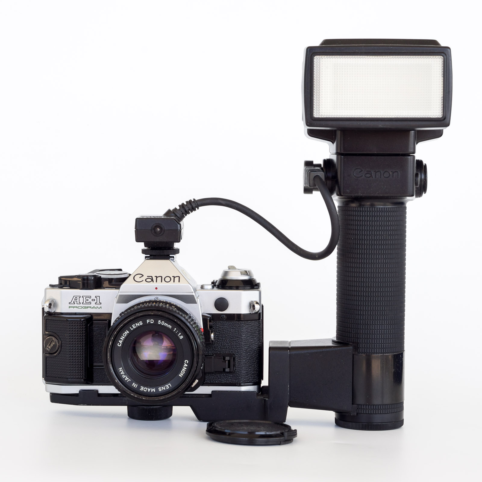 Canon AE-1 Program w/ 50mm nFD f/1.8 & 533G Speedlite