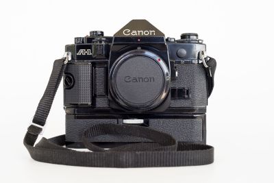 Canon A-1 w/ Power Winder A