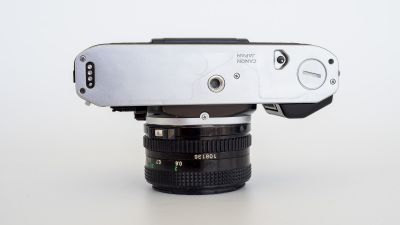 Canon AE-1 Program w/ 50mm 1.8 & Flash