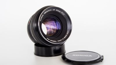Konica Hexanon AR 50mm f/1.7 AE