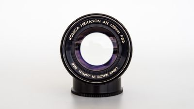 Konica Hexanon AR 135mm f/3.5 Green AE