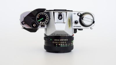 Canon AE-1 Program w/ 50mm 1.8 & Flash