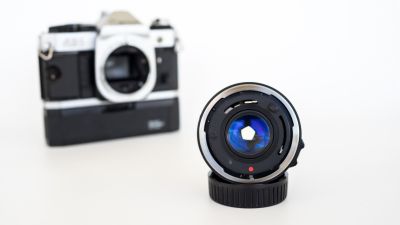 Canon AE-1 Program w/ 50mm 1.8 & Winder